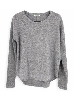 Theo & Spence Grey Soft Knit Long Sleeve Sweater | Size M | New With Tags